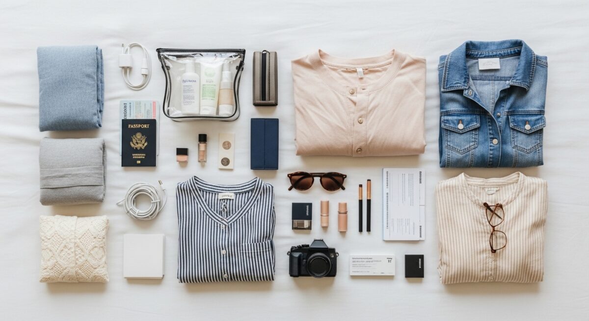 海外旅行や国内での持ち物リストの選び方