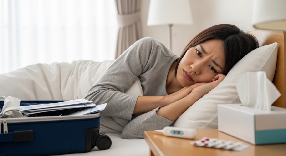旅行前の体調不良のスピリチュアルな意味を解説！起きる理由とメッセージ