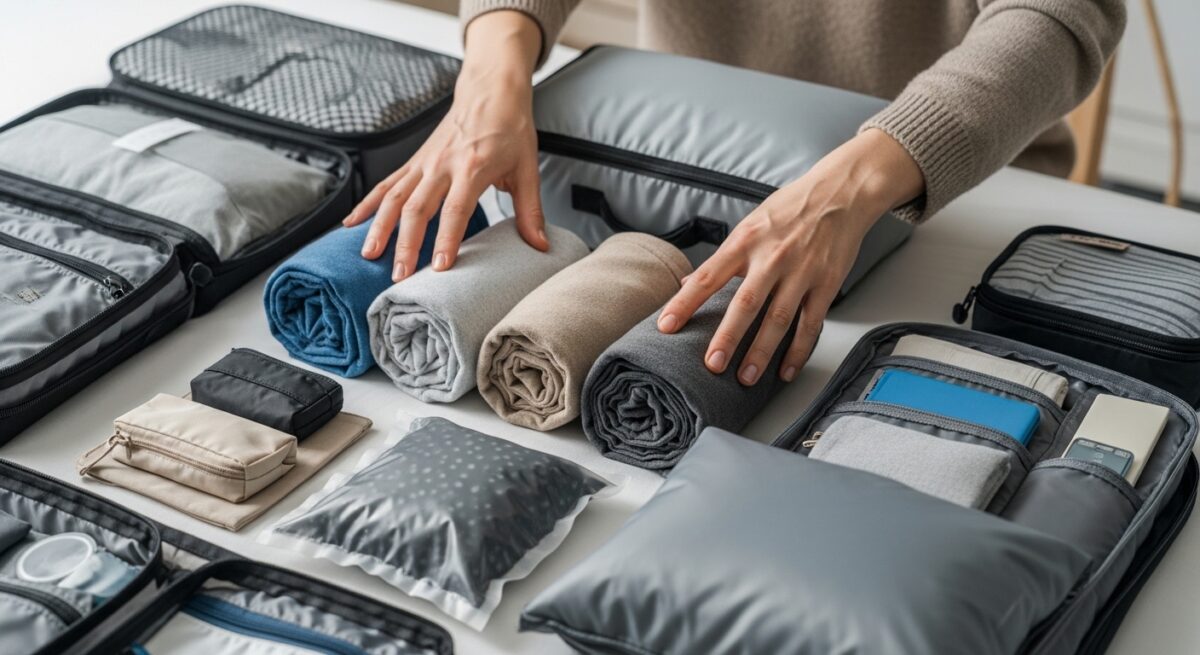 1泊ごとの荷物を整理して長期の日数に備える方法