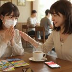 風を引いたことでハワイ旅行をキャンセルする日本人女性のイメージ